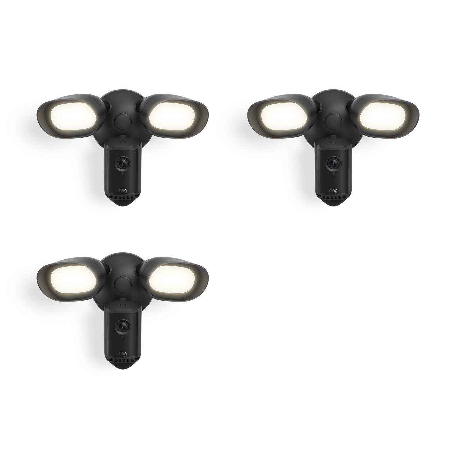 Order Ring Floodlight Cam Pro Wired 2nd Gen Retinal 4K Smart Security ...