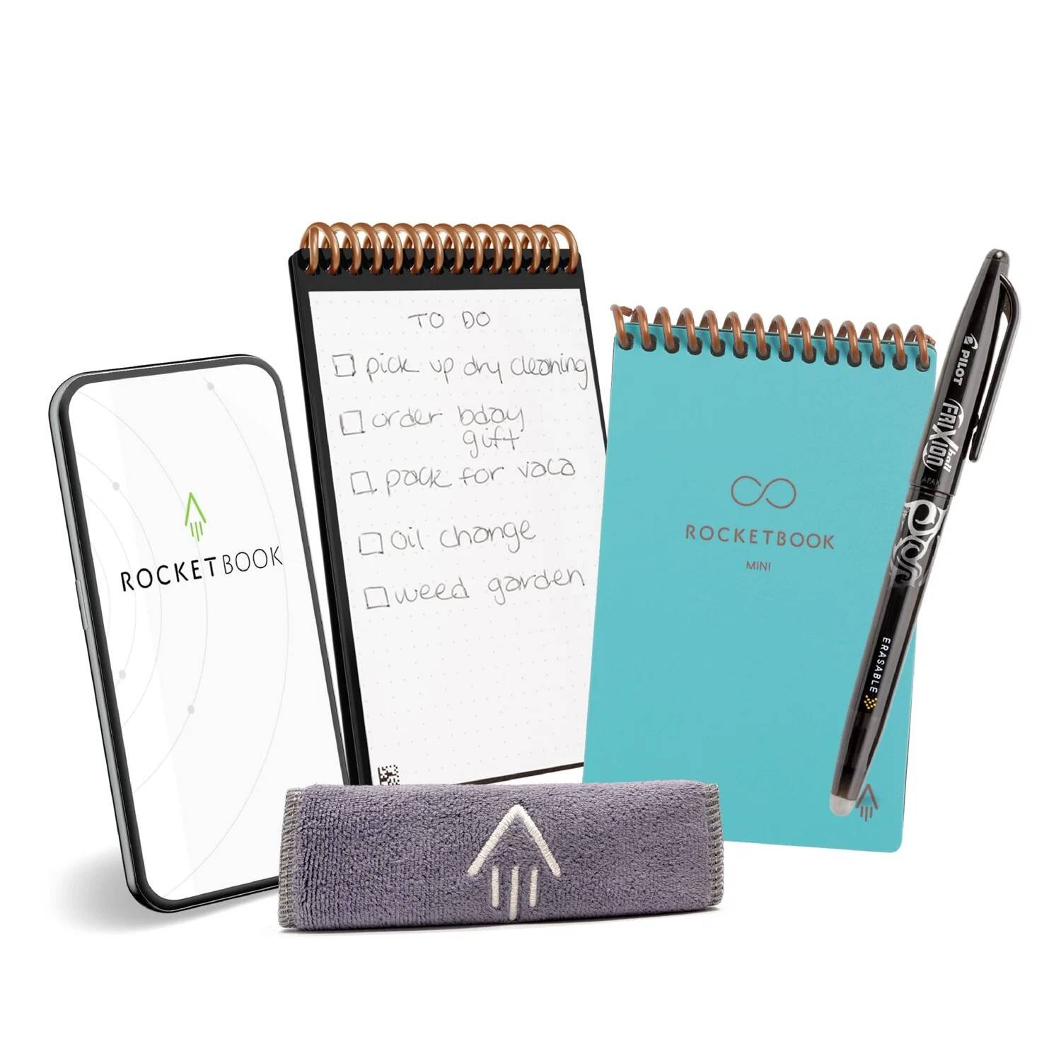 Rocketbook Mini Order Rocketbook Mini Reusable and Erasable (Next Gen) - Teal Worldwide ...