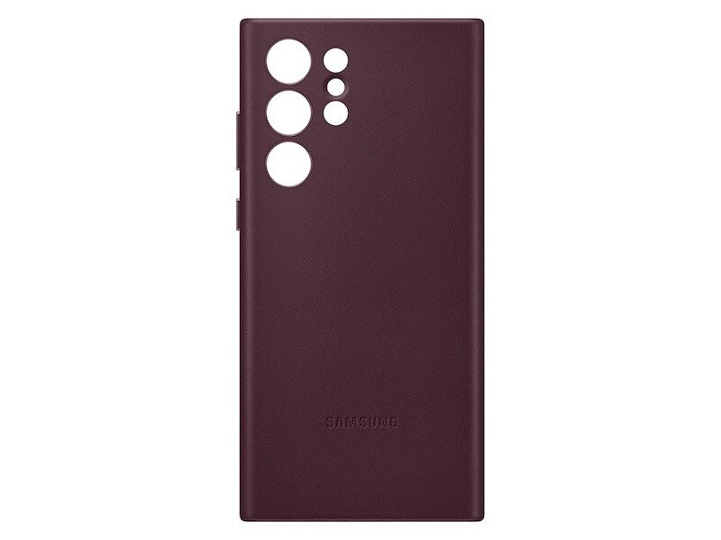 Buy Samsung Galaxy S22 Ultra Leather Cover online Worldwide 