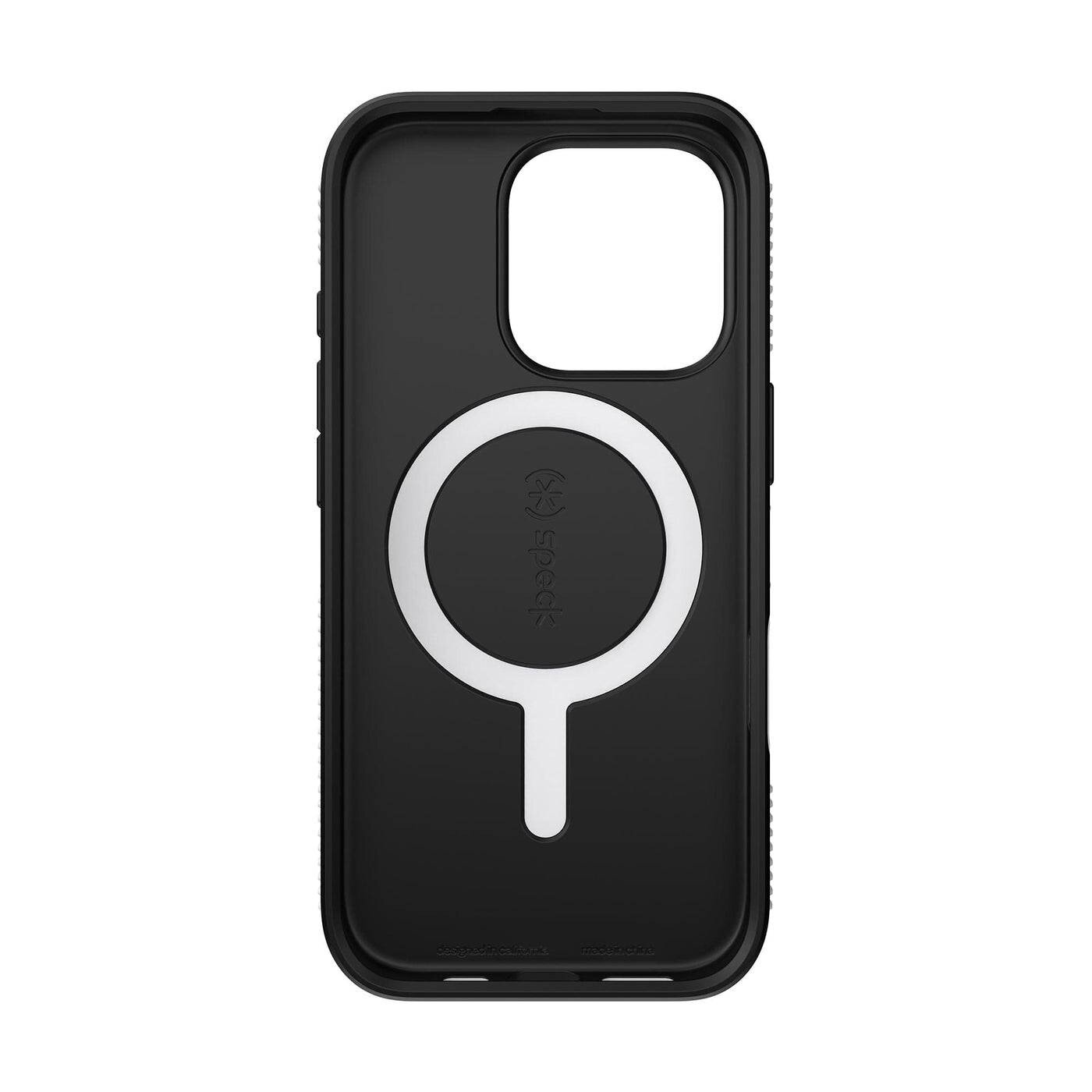 White Candyshell Order Speck CandyShell Grip MagSafe for iPhone 16 Pro - White/Black ...