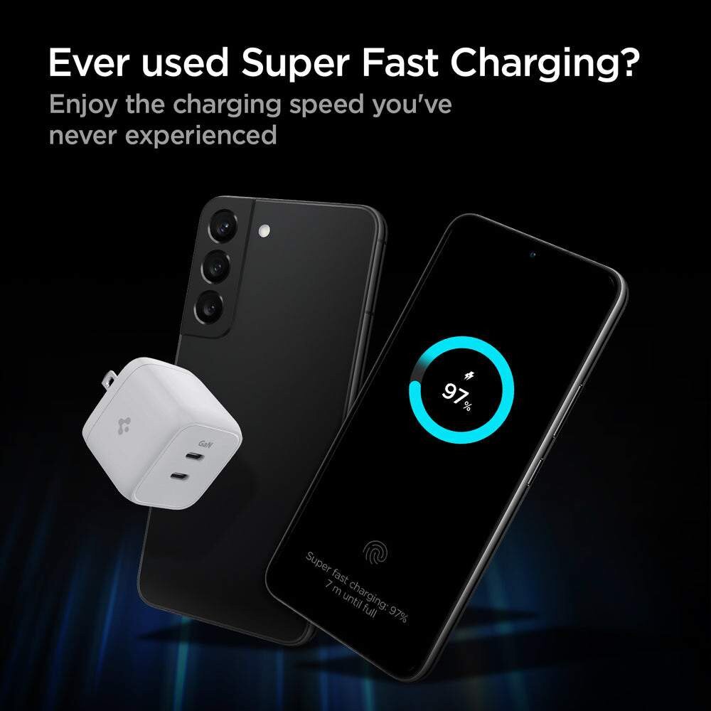 Spigen ArcStation Pro 352 GaN Dual Port 35W USB-C Wall Charger - Thumbnail 3