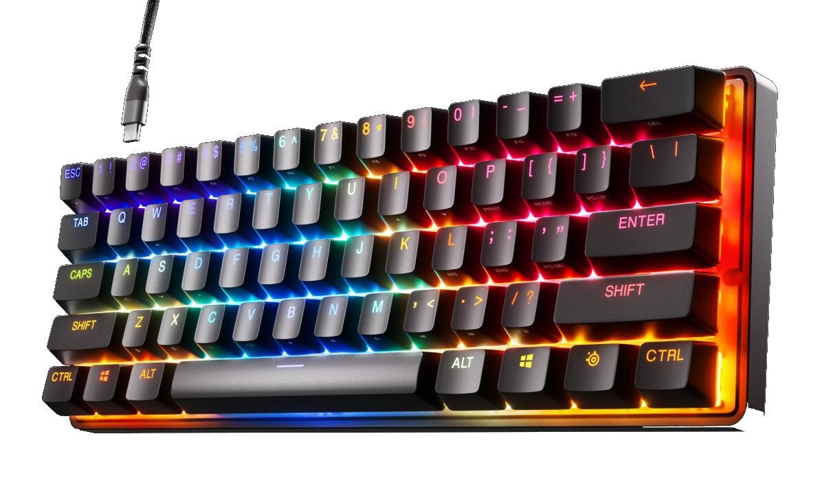 Buy SteelSeries Apex Pro Mini Wired Adjustable Gaming Keyboard online  Worldwide 