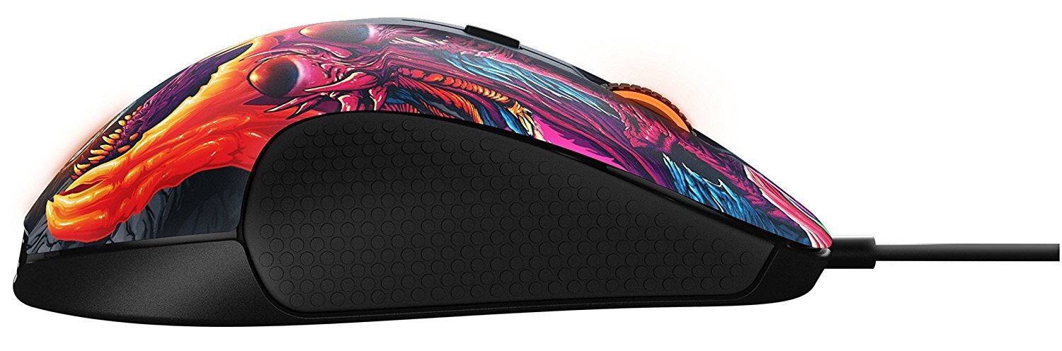 Souris Gaming SteelSeries Rival 300 CS:GO Hyper Beast Edition - Édition Limitée, Occasion Fonctionnelle