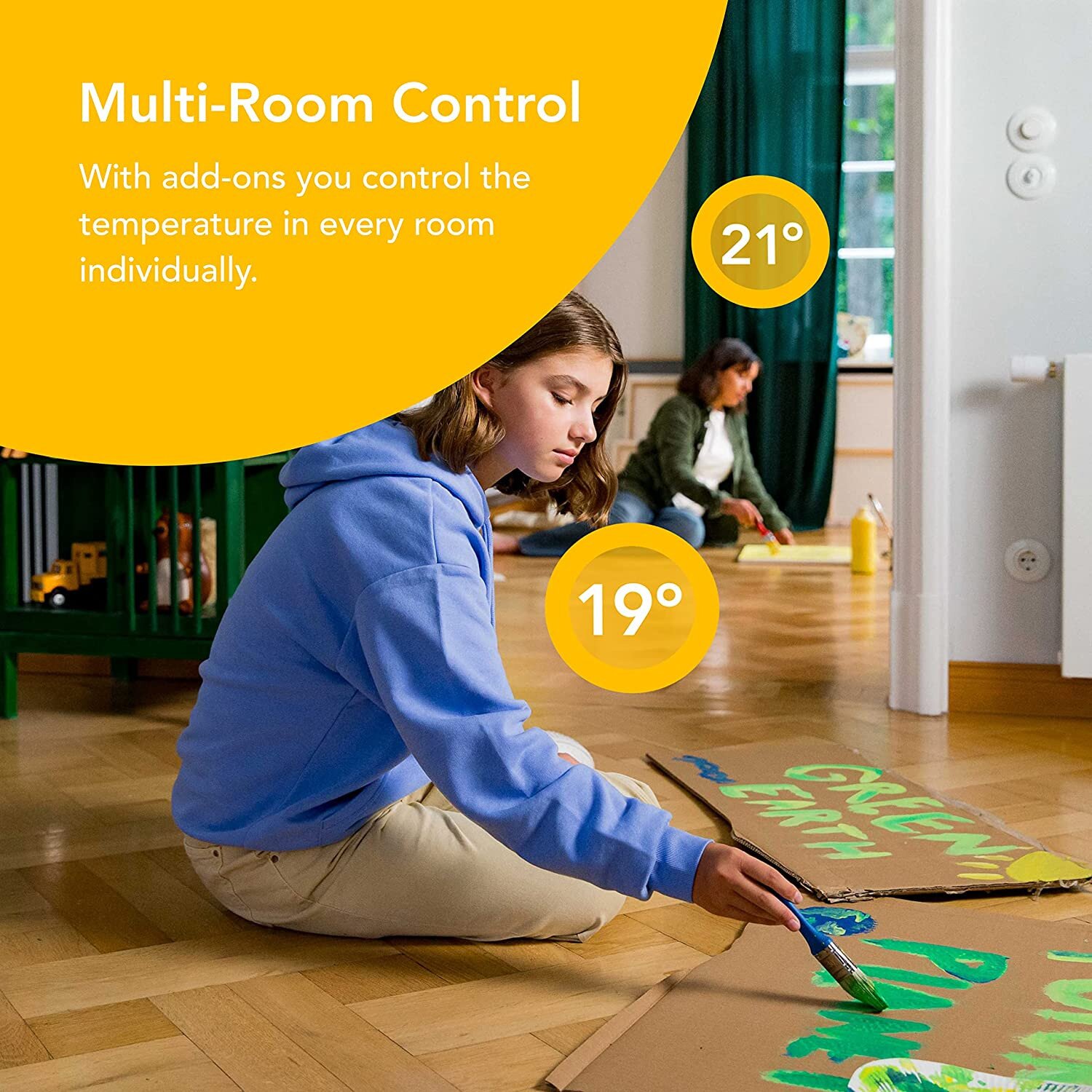 Buy tado Add-on Smart Radiator Thermostat - Duo online Worldwide - Tejar.com