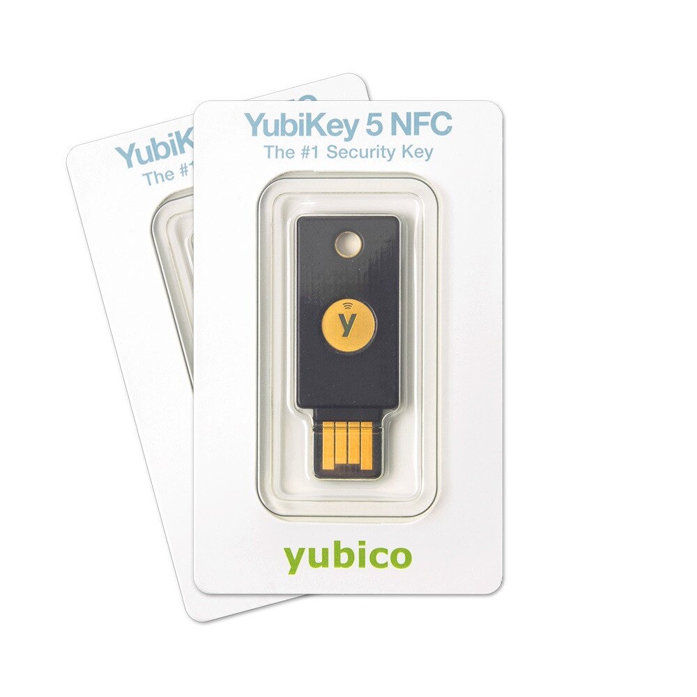 Buy Yubico YubiKey 5 NFC Security Key - 2 Pack online Worldwide