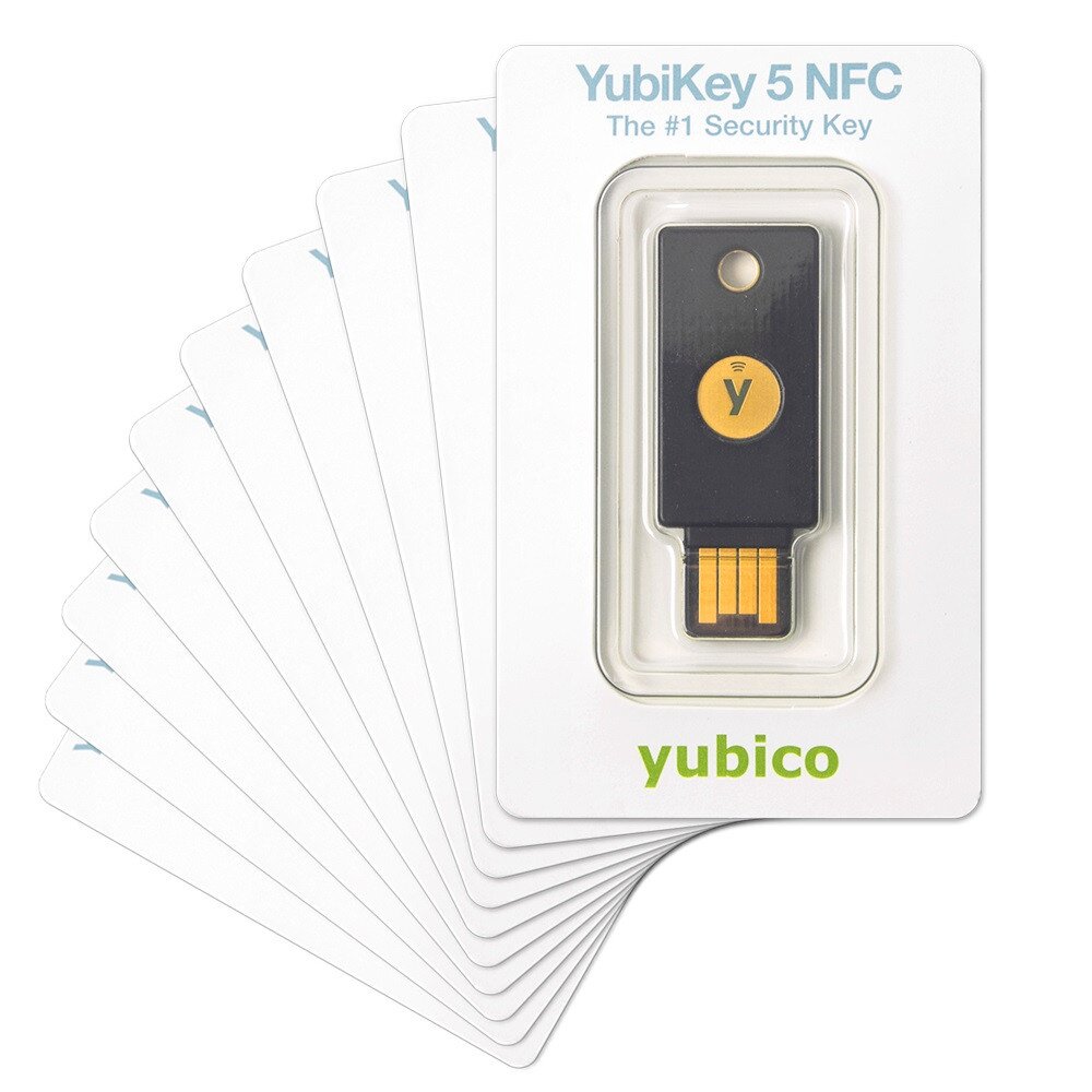 Yubico YubiKey 5 NFC Security Key - 10 Pack