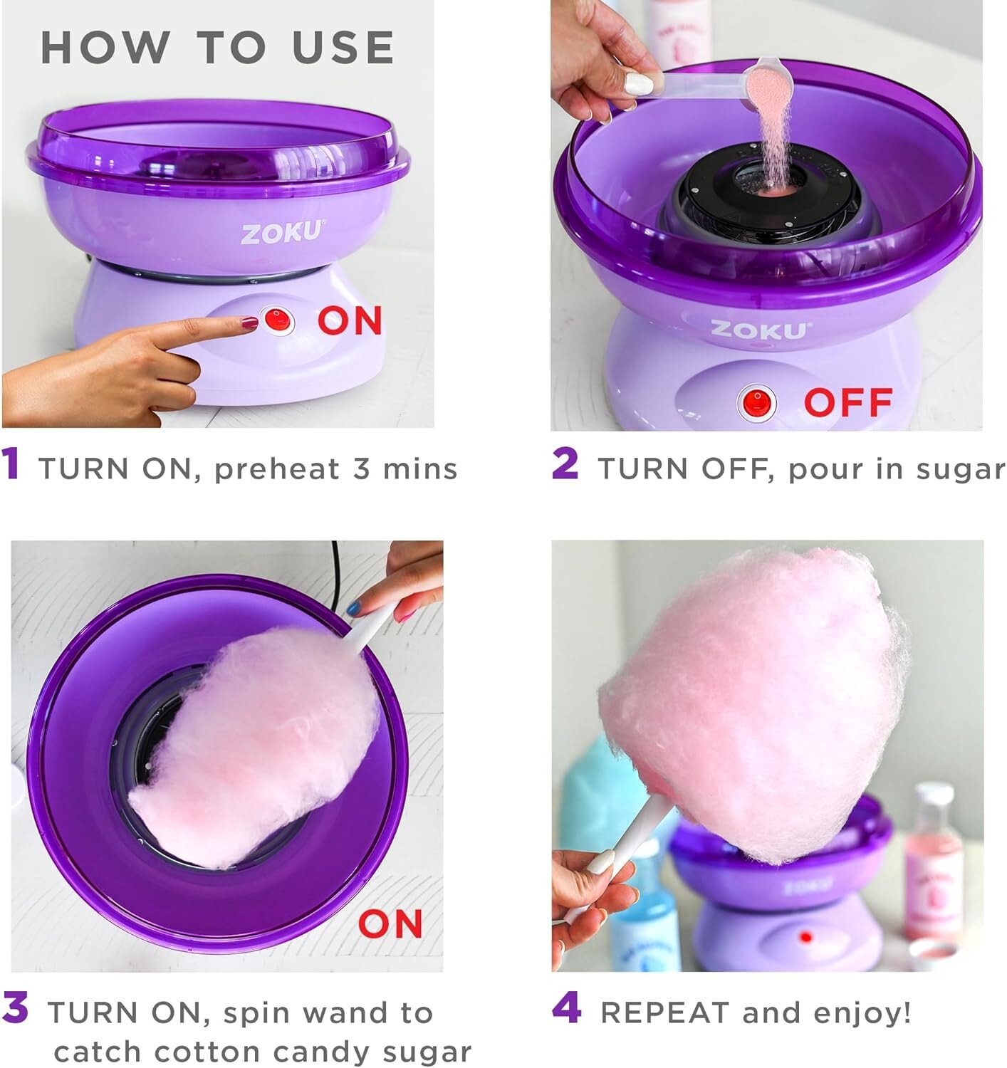 Zoku Cotton Candy Maker - Thumbnail 5