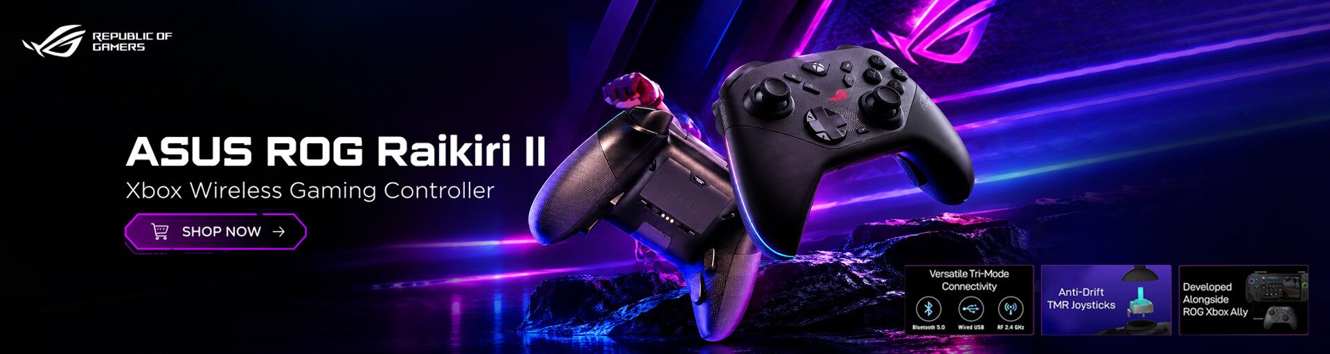 ASUS ROG Raikiri II Xbox Wireless Gaming Controller